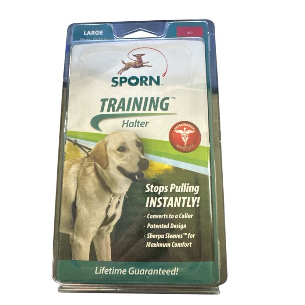 Sporn Training Halter No Pull Dog Harness Large Dogs Red neck 16-24 in
